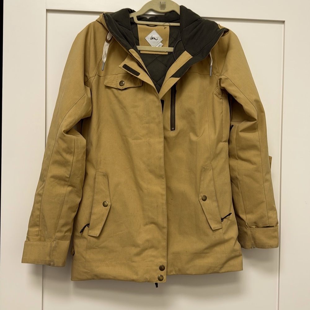 Imperial motion snowboard jacket- tan, size small